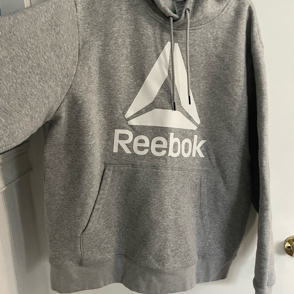 Reebok Men's Gray Hoodie in size Large - Picture 4 of 4